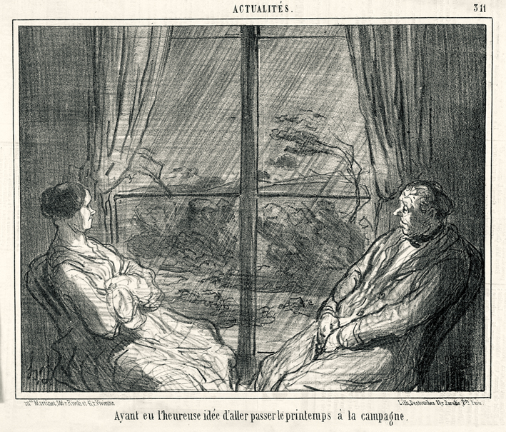  奥诺雷·杜米埃 Honore Daumier ——不好的春天